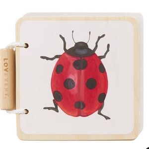 Lovevery Wooden Animal Baby Book